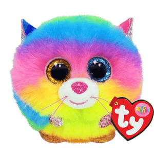 Ty Puffies GIZMO the Rainbow Cat