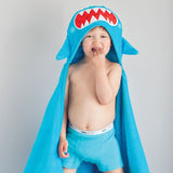 Zoocchini Kids Hooded Towel Sherman the Shark