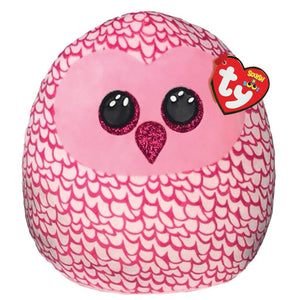 Ty Squish-A-Boo PINKY the Owl 14"