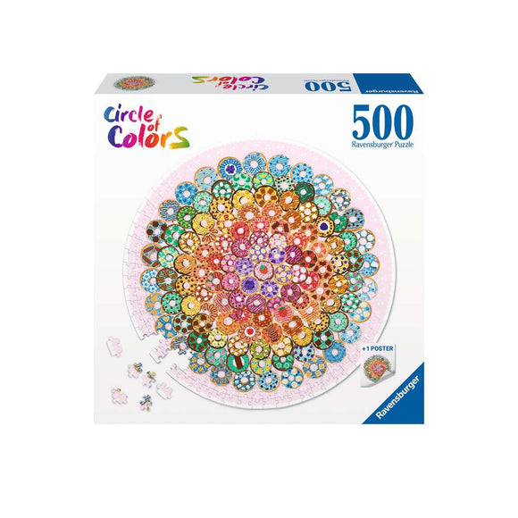 Ravensburger 500pc Puzzle 17346 Circle of Colors: Donuts