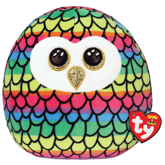 Ty Squish-A-Boo OWEN the Rainbow Owl 14