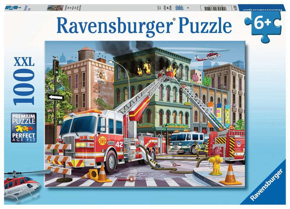 Ravensburger 100pc Puzzle 13329 Fire Truck Rescue
