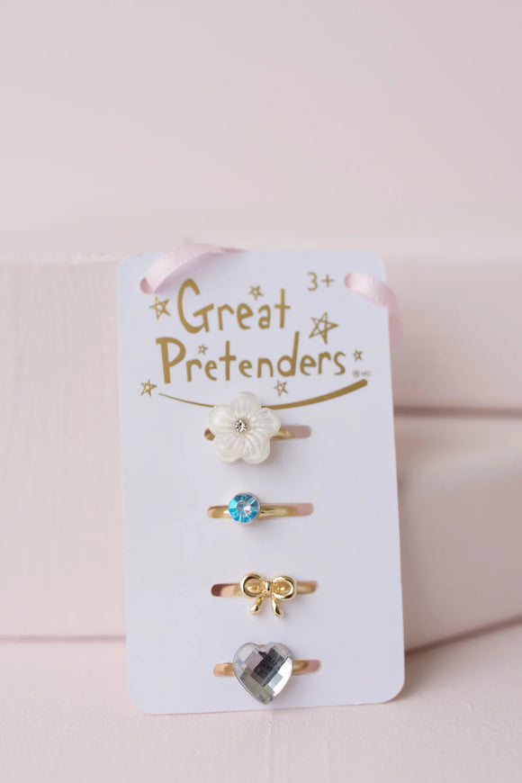 Great Pretenders 90201 Boutique Sassy Rings 4pc