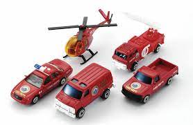 Welly Fire - 5pc City Team Gift Set