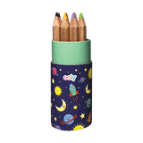 Ooly Draw 'n Doodle Mini Colored Pencils and Sharpener - Set of 12