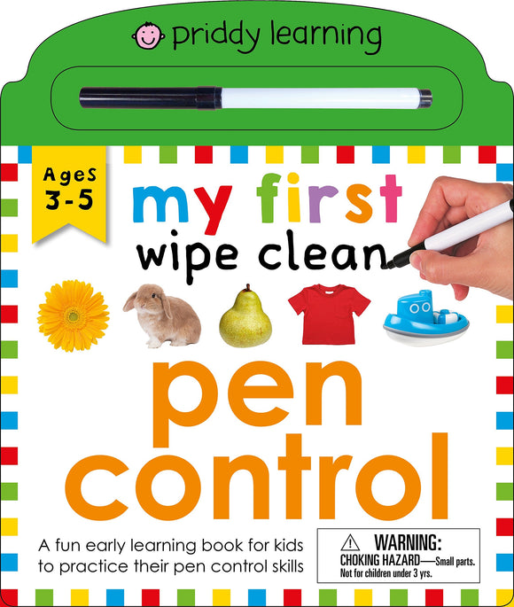 My First Wipe Clean Book: Pen Control