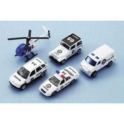 Welly Police-5pc City Team Gift Set