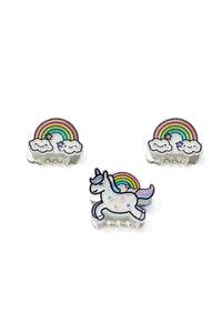 Great Pretenders 88078 Unicorn Rainbow Mini Hairclips