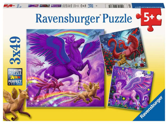Ravensburger 3x49pc Puzzle 05678 Mystical Majesty