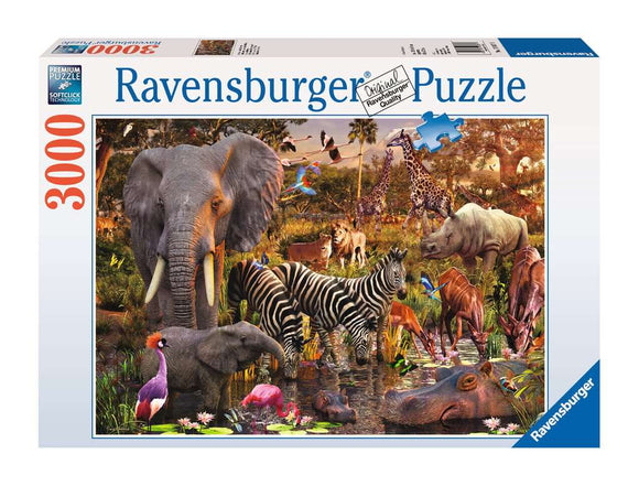 Ravensburger 3000pc Puzzle 17037 African Animals World