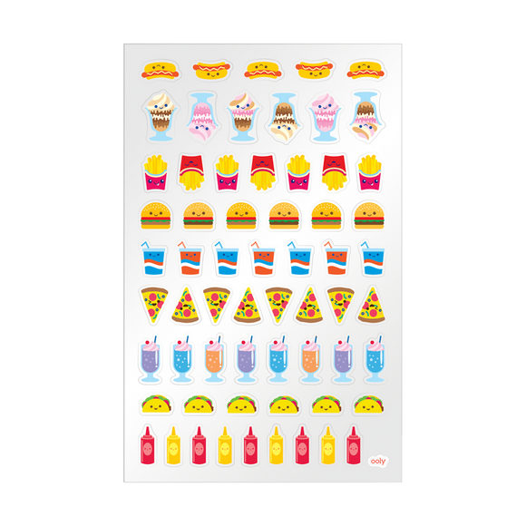 Ooly Itsy Bitsy Stickers: Fast Food