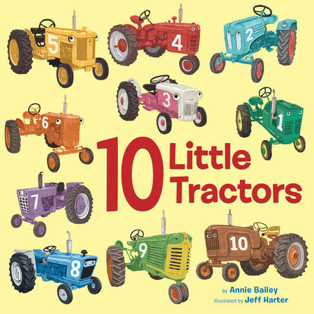 10 Little Tractors Book