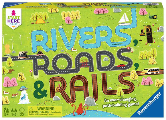 Ravensburger 22053 Rivers, Roads And Rails Game