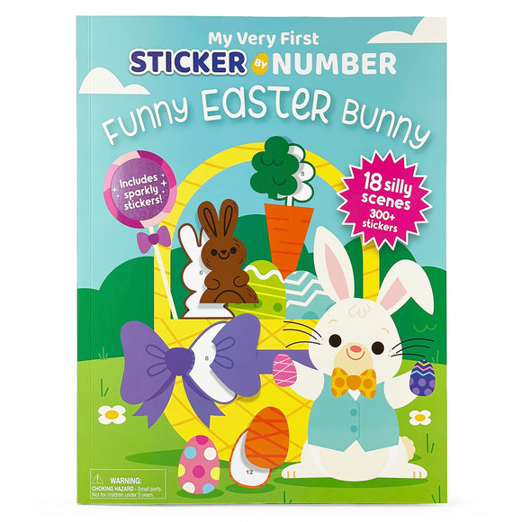Funny Easter Bunny - My Very First Sticker by Number Activity Book