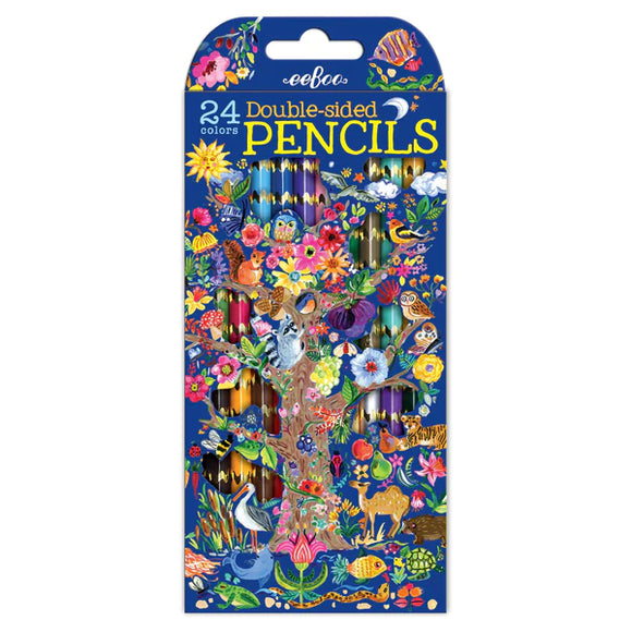 eeboo Tree of Life Double-sided Pencils