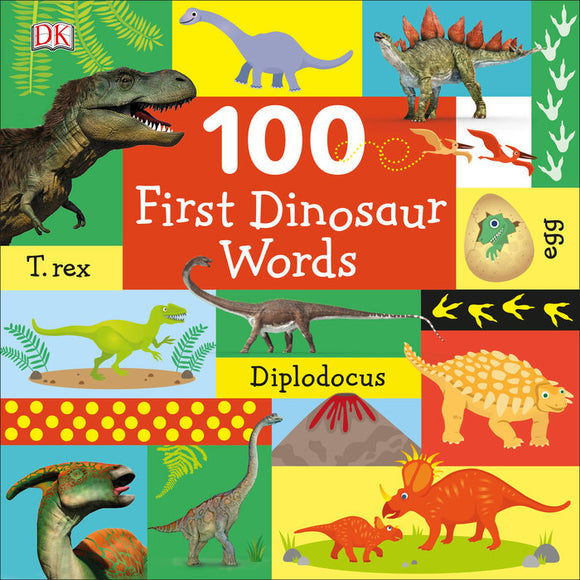 100 First Dinosaur Words Board Book