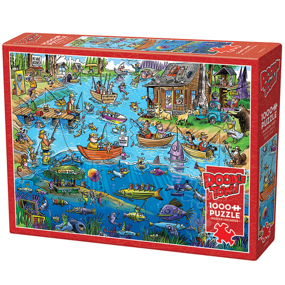 Cobble Hill 1000pc Puzzle 44503 Gone Fishing