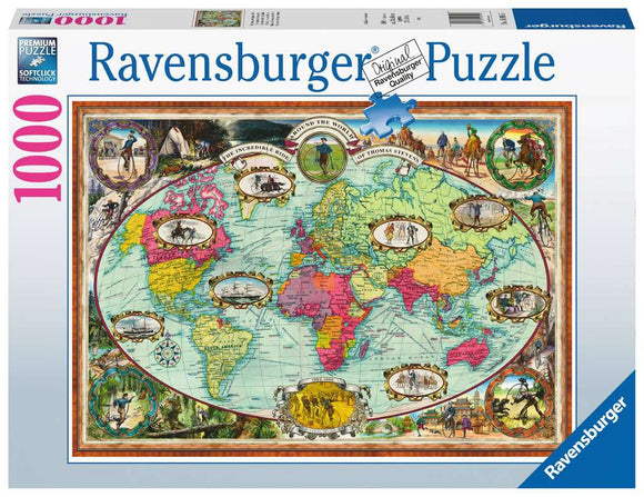 Ravensburger 1000pc Puzzle 16995 Bicycle Ride Around the World