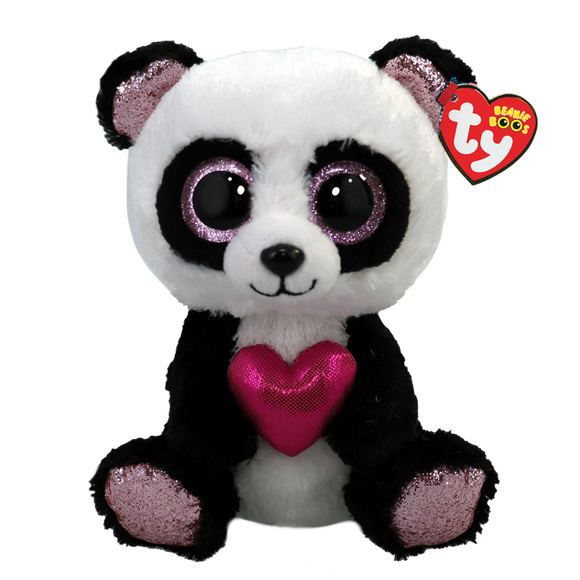 Ty ESME the Panda with Heart Bear 6