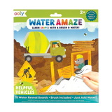 Ooly Water Amaze Water Reveal Boards - Helpful Vehicles