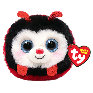 Ty Puffies IZZY the Red Ladybug