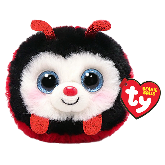 Ty Puffies IZZY the Red Ladybug