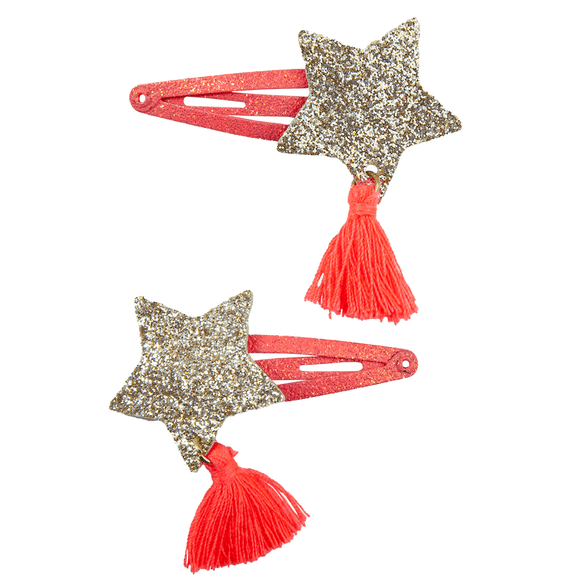 Great Pretenders 90805 Boutique Sassy Tassy Star Hair Clips 2pc