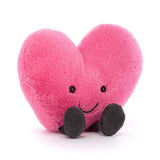 Jellycat Amuseable Hot Pink Heart 4"