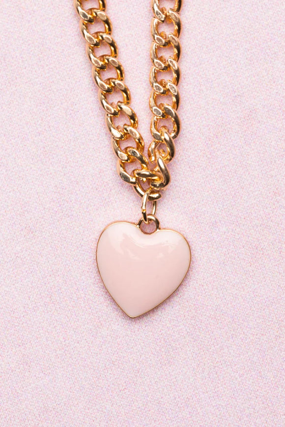 Great Pretenders 90421 Boutique Chunky Chain Heart Necklace