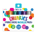 Ooly Chunkies Paint Sticks 6pk Metallic