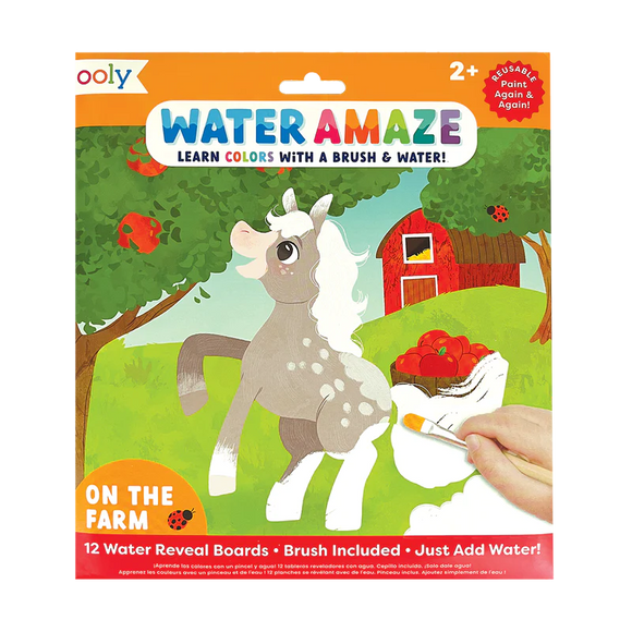 Ooly Water Amaze Water Reveal Boards - On The Farm