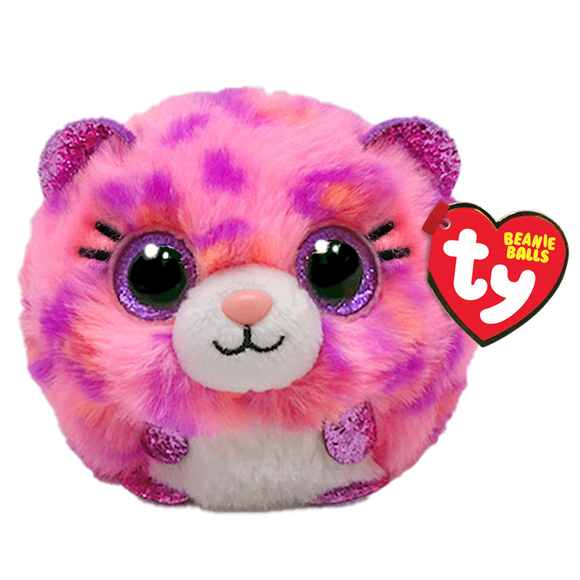 Ty Puffies TOPAZ the Pink Leopard