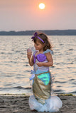 Great Pretenders 34583/34585/34587 Mermaid Dress & Headband Lilac