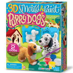 4m 4784 3D Mould & Paint Puppy Dogs