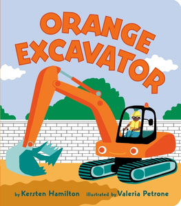 Orange Excavator Board Book