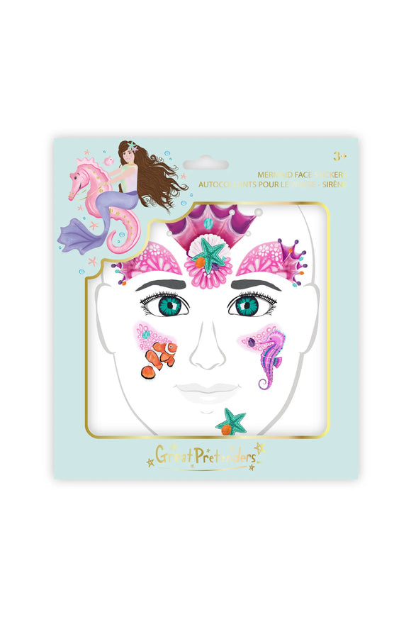 Great Pretenders 87609 Mermaid Face Stickers