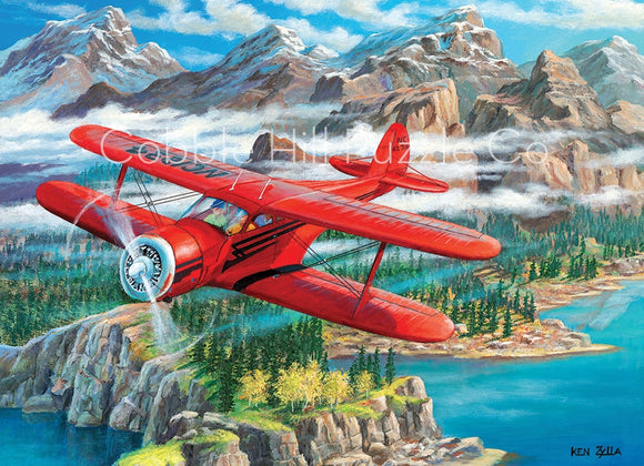 Cobble Hill 500pc Puzzle 45064 Beechcraft Staggerwing