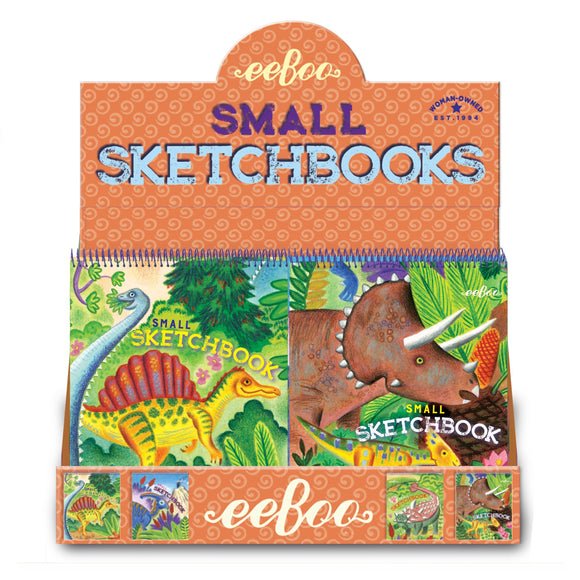 Eeboo Small Dinosaur Sketchbook
