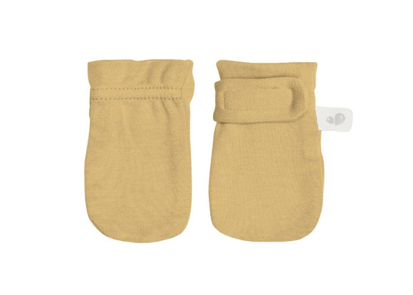 Perlimpinpin Bamboo Scratch Mitts Curry Yellow