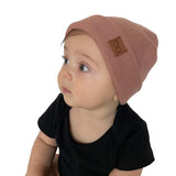 Babyfied Apparel Classic Toque Dusty Mauve