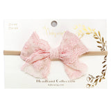 Baby Wisp Lace Headband Light Pink BW1900