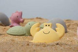 Tikiri Organic Natural Rubber Rattle, Teether & Bath Toy Octopus