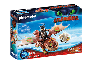 Playmobil 70729 Dragon Racing: Fishlegs and Meatlug