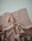 Mushie Muslin Swaddle Blanket Organic Cotton Blush