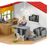 Schleich 42502 Veterinary Practice with Pets