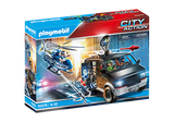 Playmobil 70575 City Action Helicopter Pursuit with Runaway Van