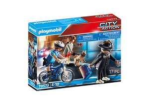 Playmobil 70573 City Action Police Bicycle with Thief