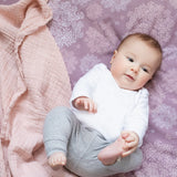Perlimpinpin Cotton Muslin Swaddle Pink
