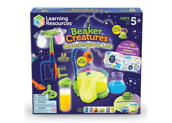 Learning Resources 3838 Beaker Creatures Monsterglow Lab