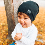 Babyfied FINAL SALE Apparel Beanie - Black 6-36m